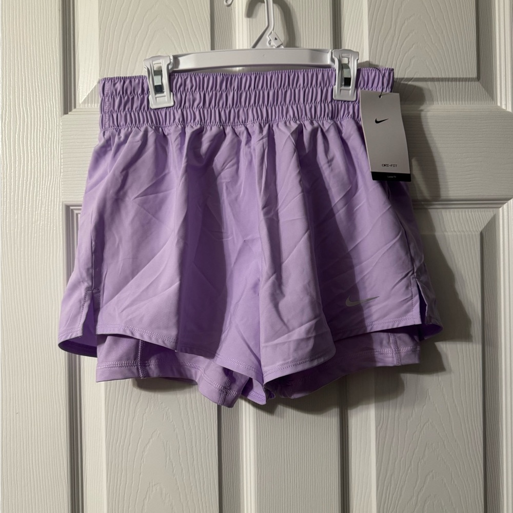 Nike Women's Lavender Athletic Shorts